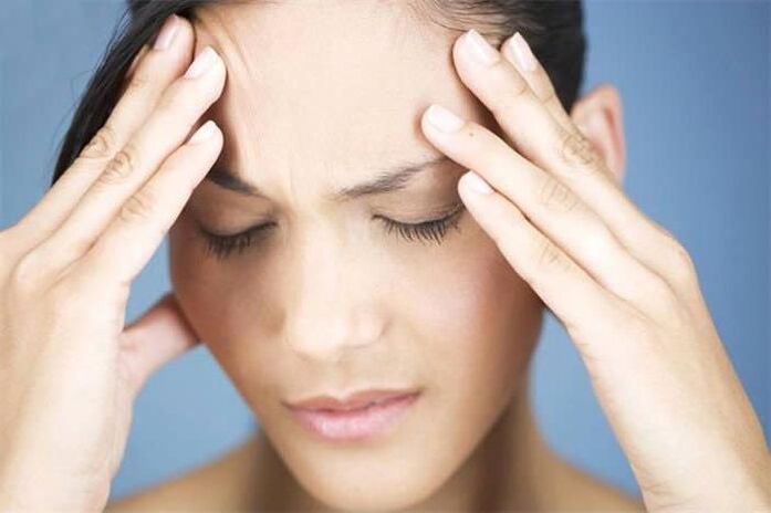 Headaches with cervical osteochondrose