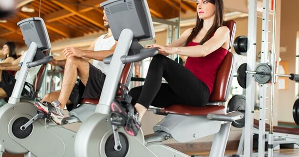 Physical exercise for osteochondrose