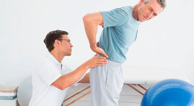 Symptoms of osteochondrose